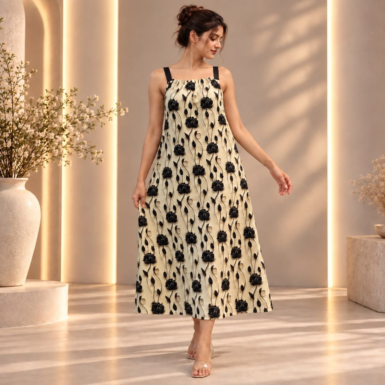 Black Lotus Strap Maxi